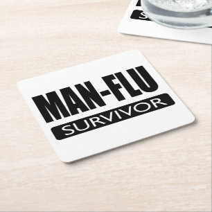 PORTA-COPO DE PAPEL QUADRADO SOBREVIVENTE DE MAN-FLU