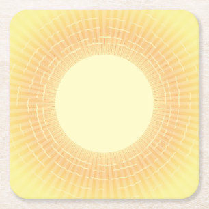 Porta-copo De Papel Quadrado Sol
