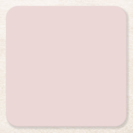 Porta-copo De Papel Quadrado Sólido Rosa Poeirento Leve Elegante Minimalista