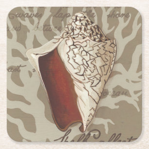 Porta-copo De Papel Quadrado Soneto de praia IV