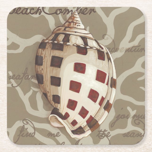 Porta-copo De Papel Quadrado Sonnet I (Frente)