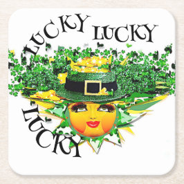 PORTA-COPO DE PAPEL QUADRADO SORTE SOL!