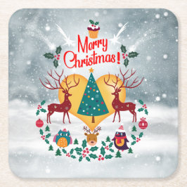 Porta-copo De Papel Quadrado Soul Natal