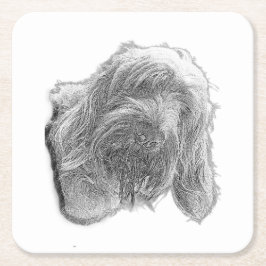 Porta-copo De Papel Quadrado Spinone Stillness – Artisan Coaster