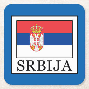 Porta-copo De Papel Quadrado Srbija