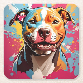 Porta-copo De Papel Quadrado Staffordshire Birthday