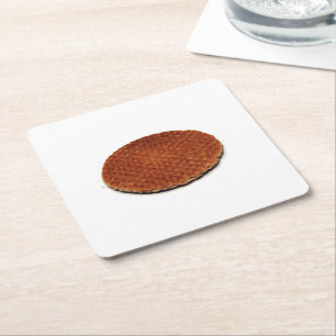 Porta-copo De Papel Quadrado Stroopwafel