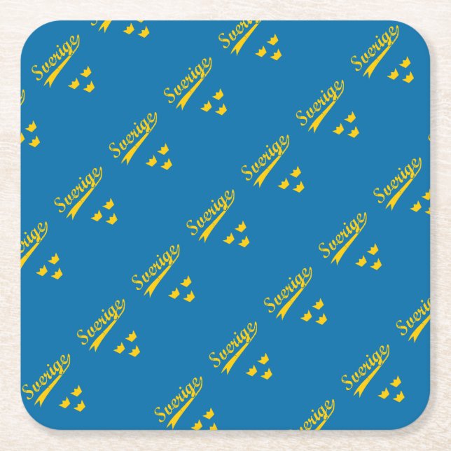 Porta-copo De Papel Quadrado Suecia (Frente)