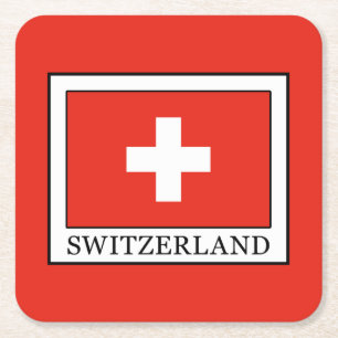 Porta-copo De Papel Quadrado Suiça