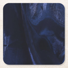 Porta-copo De Papel Quadrado Suporte de Bebida Minimalista Azul Escuro