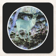 Suporte de Papel Veado Vermelho Assustador