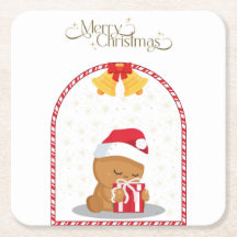 Suporte de Presente de Urso de Natal