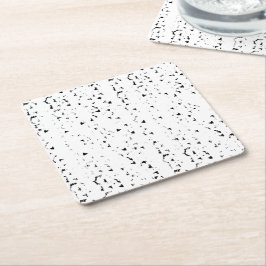 Porta-copo De Papel Quadrado Suportes de Papel | Design Minimalista Manchado Mo