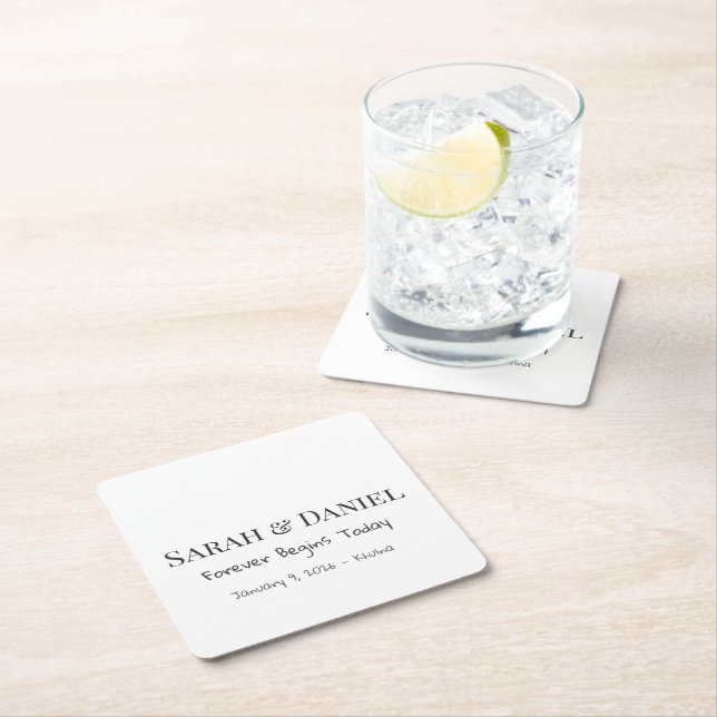 Porta-copo De Papel Quadrado Suportes Personalizados para Bebidas Suportes de P (Insitu)