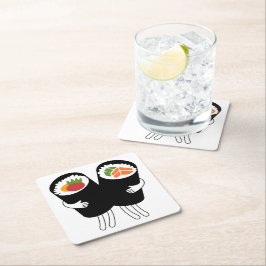 Porta-copo De Papel Quadrado Sushi Waltz