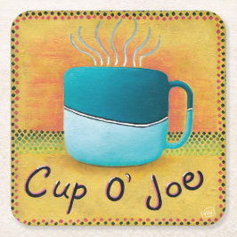 Porta-copo De Papel Quadrado Taça de Joe Porta copos