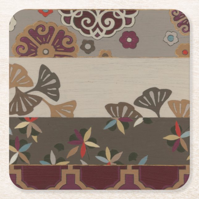 Porta-copo De Papel Quadrado Tapeçaria Automática II (Frente)