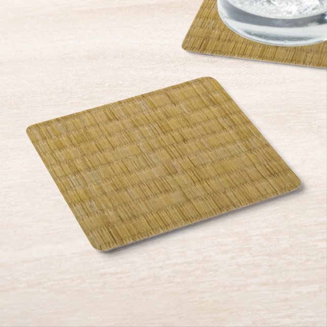 Porta-copo De Papel Quadrado Tatami Mat 畳 (Inclinado)
