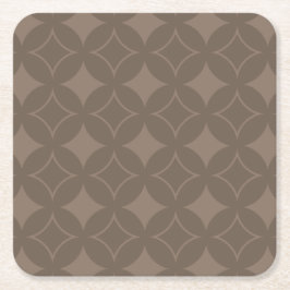 Porta-copo De Papel Quadrado Taupe Shippo