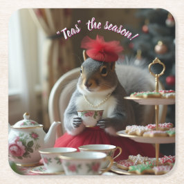 Porta-copo De Papel Quadrado "Teas", a temporada