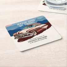 Tema de Carro Clássico Retro para Aniversário de 5