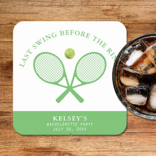 Porta-copo De Papel Quadrado Tênis Despedida de Solteira Último Balanço Antes d