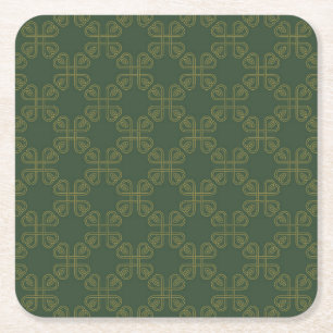 Porta-copo De Papel Quadrado Teste padrão celta do design