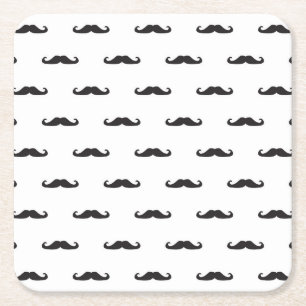 Porta-copo De Papel Quadrado Teste padrão do hipster