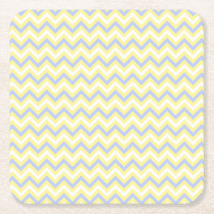 Porta-copo De Papel Quadrado Teste padrão Pastel de Chevron