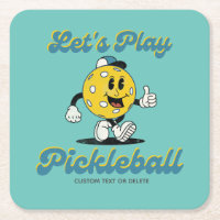 Texto Personalizado do Mascote de Cartoon de Pickl