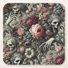 Porta-copo De Papel Quadrado The End of Slumber – Gothic Victorian