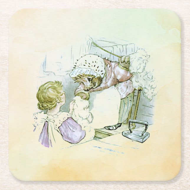 Porta-copo De Papel Quadrado Tiggy-Winkle 1 (Frente)