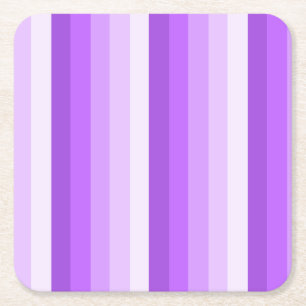 Porta-copo De Papel Quadrado Tiras de sombra roxas