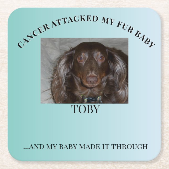 Porta-copo De Papel Quadrado Together We Rose Above It (Frente)