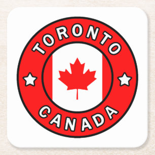 Porta-copo De Papel Quadrado Toronto Canadá