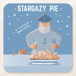 Porta-copo De Papel Quadrado Torta Stargazy