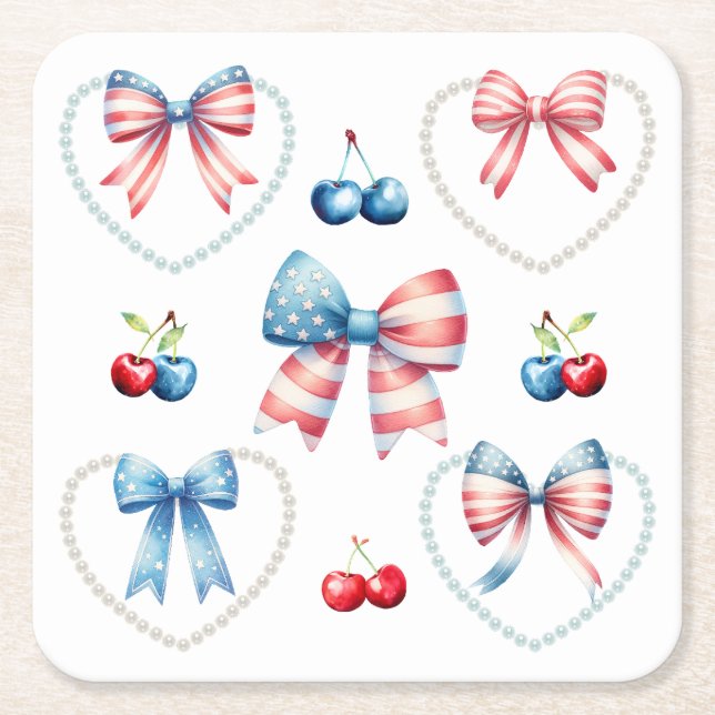 Porta-copo De Papel Quadrado Tote Bag (Frente)