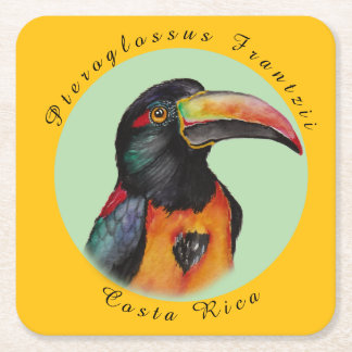 Porta-copo De Papel Quadrado Toucador de aquarela