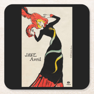 Porta-copo De Papel Quadrado Toulouse-Lautrec