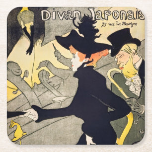 Porta-copo De Papel Quadrado Toulouse-Lautrec - Divã Japonês
