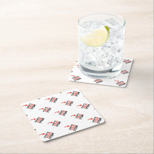 Porta-copo De Papel Quadrado Transferência de arquivo pela rede feita sob