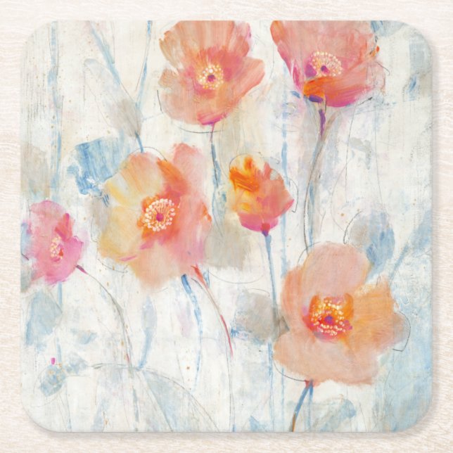 Porta-copo De Papel Quadrado Translúcido II (Frente)