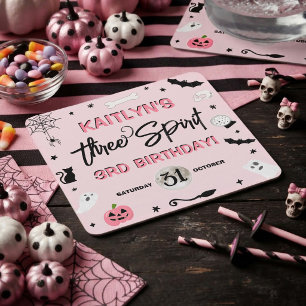 Porta-copo De Papel Quadrado Três Espíritos! Festa de Aniversário de 3 anos das