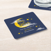 Two The Moon Elegant Gender Neutral 2nd Birthday 