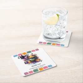 Porta-copo De Papel Quadrado Um Bebê Está A Criar | Chá de fraldas de Dia das B