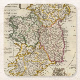 Porta-copo De Papel Quadrado Um companheiro do bolso de Ireland