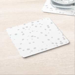 Porta-copo De Papel Quadrado um fundo branco com muitos pontos pequenos