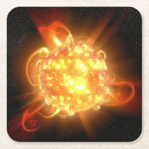 Porta-copo De Papel Quadrado Um Jovem Anão Vermelho