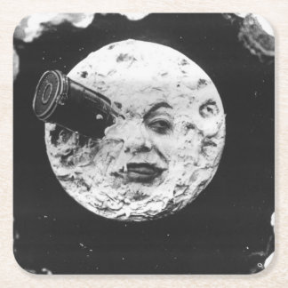 Porta-copo De Papel Quadrado Uma Viagem à Lua