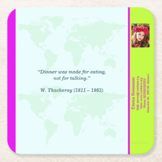 Porta-copo De Papel Quadrado Underlägg — Connect, World